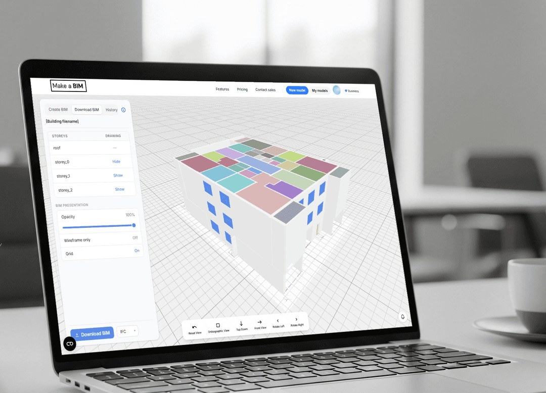 Make a BIM — AI-generated Building Information Model
